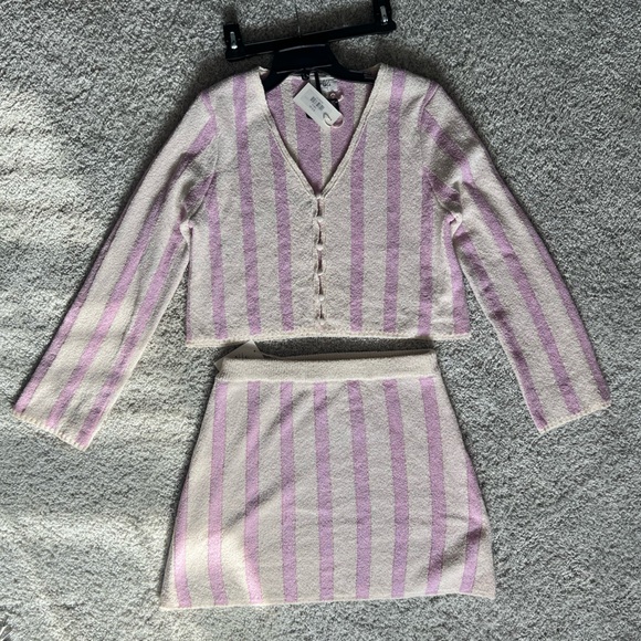 Able Dresses & Skirts - Able LA Boutique two-piece terry sweater set